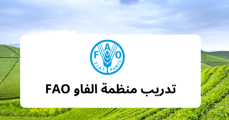 قدم الأن علي تدريب منظمة الفاو FAO التابعة للأمم المتحدة 2023